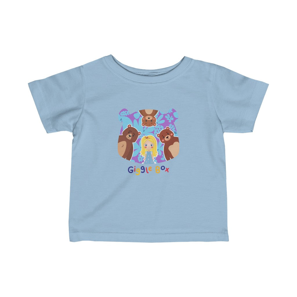 Infant Fine Jersey Tee - Goldilocks and The Three Bears